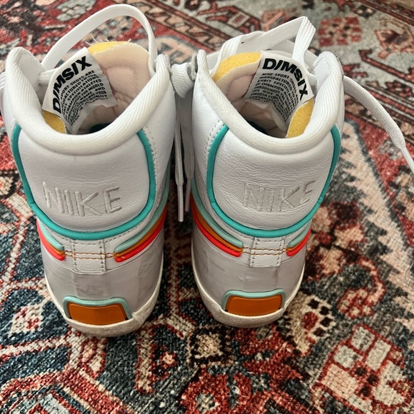 Colorful Nike high tops size 5 - Picture 4 of 5